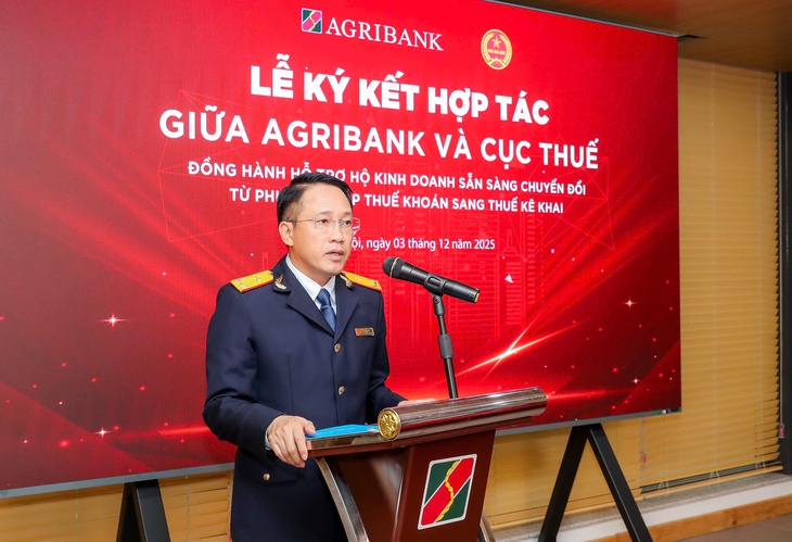 Agribank và Cục Thuế ký kết hợp tác, đồng hành hỗ trợ hộ kinh doanh sẵn sàng chuyển đổi từ phương pháp thuế khoán sang thuế kê khai- Ảnh 3. Agribank và Cục Thuế ký kết hợp tác, đồng hành hỗ trợ hộ kinh doanh sẵn sàng chuyển đổi từ phương pháp thuế khoán sang thuế kê khai- Ảnh 3.