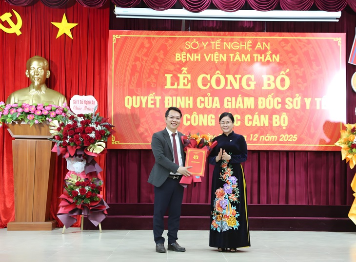 Bệnh viện Tâm thần Nghệ An có Giám đốc mới- Ảnh 2.