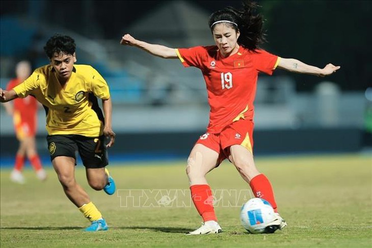 SEA Games 33: Đội tuyển nữ Việt Nam ra quân với 'mưa bàn thắng'- Ảnh 2. SEA Games 33: Đội tuyển nữ Việt Nam ra quân với 'mưa bàn thắng'- Ảnh 2.