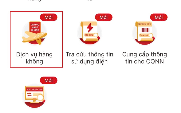 Cách mua vé máy bay và làm thủ tục check-in online bằng ứng dụng VNeID