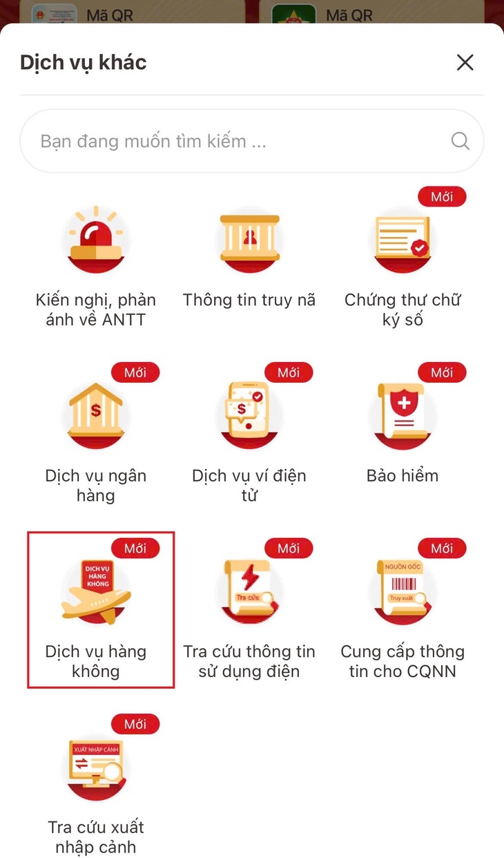Cách mua vé máy bay và làm thủ tục check-in online bằng ứng dụng VNeID- Ảnh 2.
