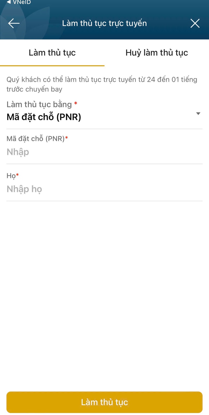 Cách mua vé máy bay và làm thủ tục check-in online bằng ứng dụng VNeID- Ảnh 6.