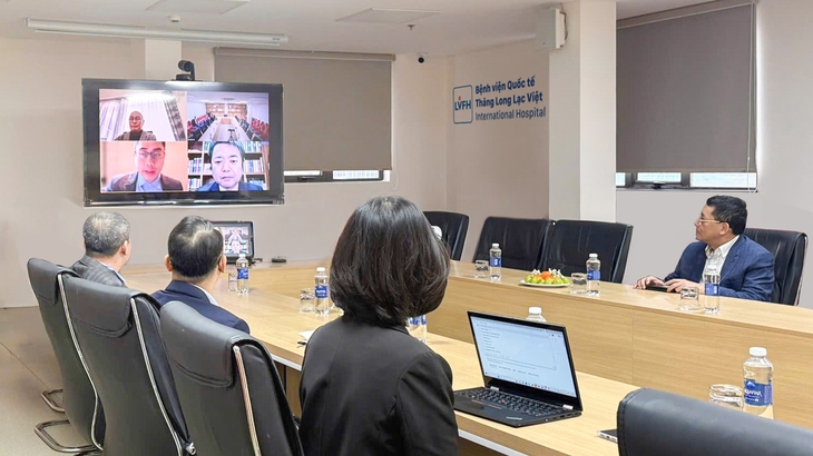Hệ thống Bệnh viện Hữu nghị Lạc Việt trao đổi hợp tác với Hiệp hội Phổ biến Y tế Phúc Lợi Tiên tiến Kyushu- Ảnh 2.