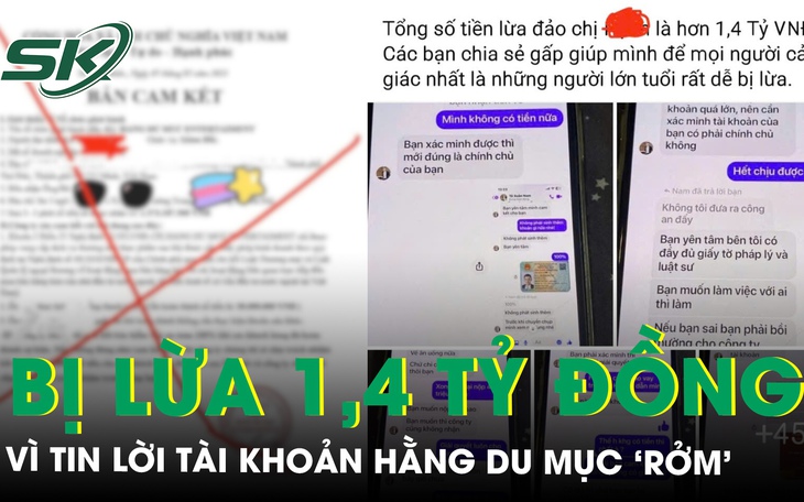 Tin lời tài khoản Hằng Du Mục ‘rởm’, một phụ nữ bị lừa hơn 1,4 tỷ đồng