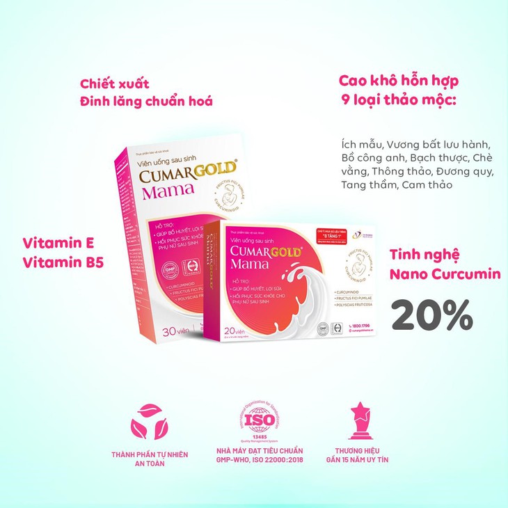 Chiết xuất từ 13 thảo dược và vitamin tốt cho mẹ sau sinh- Ảnh 2. Chiết xuất từ 13 thảo dược và vitamin tốt cho mẹ sau sinh- Ảnh 2.