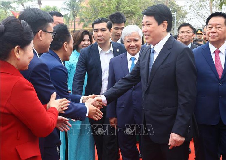 Chủ tịch nước dự Ngày hội sắc Xuân trên mọi miền Tổ quốc- Ảnh 2.