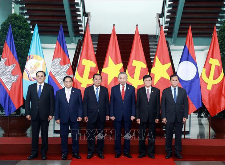 Tăng cường đoàn kết, gia tăng hiệu quả hợp tác, kết nối Việt Nam - Lào - Campuchia- Ảnh 8.