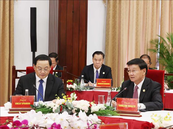 Tăng cường đoàn kết, gia tăng hiệu quả hợp tác, kết nối Việt Nam - Lào - Campuchia- Ảnh 6.
