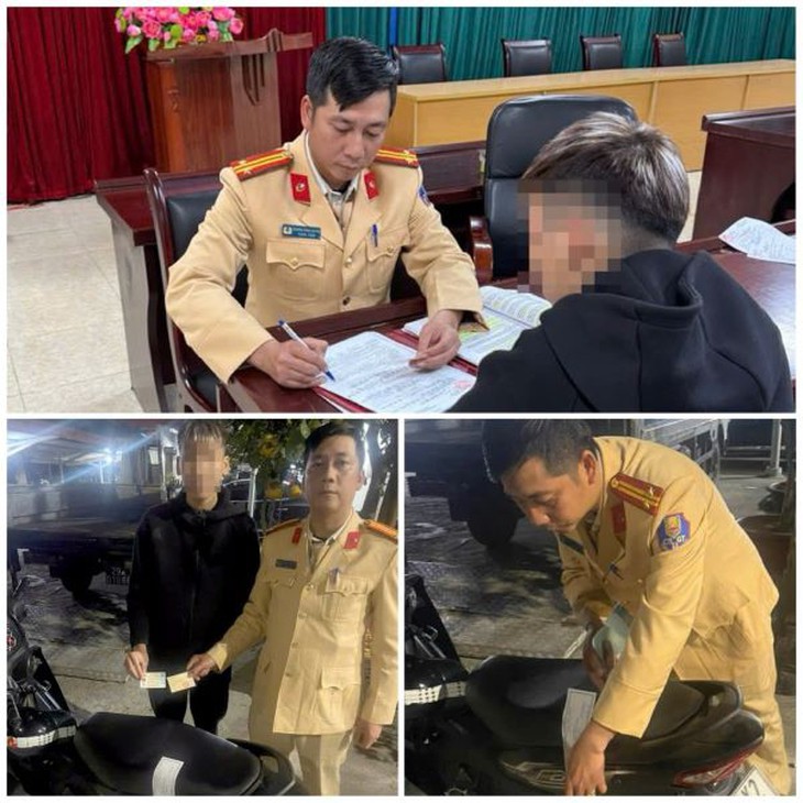 Tịch thu phương tiện thanh niên ‘bốc đầu’ xe máy qua tin báo của người dân- Ảnh 2. Tịch thu phương tiện thanh niên ‘bốc đầu’ xe máy qua tin báo của người dân- Ảnh 2.