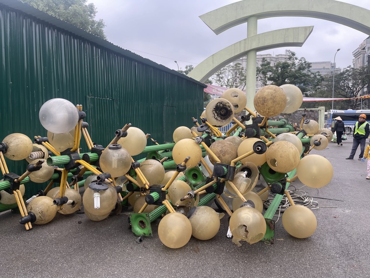 Hiện trạng Công viên Cầu Giấy đang được cải tạo sau nhiều năm xuống cấp- Ảnh 8.