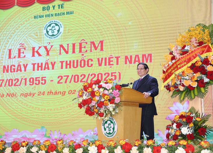 Thủ tướng Chính phủ: Bệnh viện Bạch Mai là niềm tự hào của ngành y học Việt Nam- Ảnh 1. Thủ tướng Chính phủ: Bệnh viện Bạch Mai là niềm tự hào của ngành y học Việt Nam- Ảnh 1.