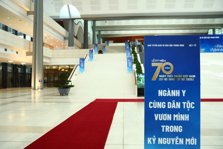 Lễ Kỷ niệm 70 năm ngày Thầy thuốc Việt Nam đã sẵn sàng- Ảnh 5. Lễ Kỷ niệm 70 năm ngày Thầy thuốc Việt Nam đã sẵn sàng- Ảnh 5.