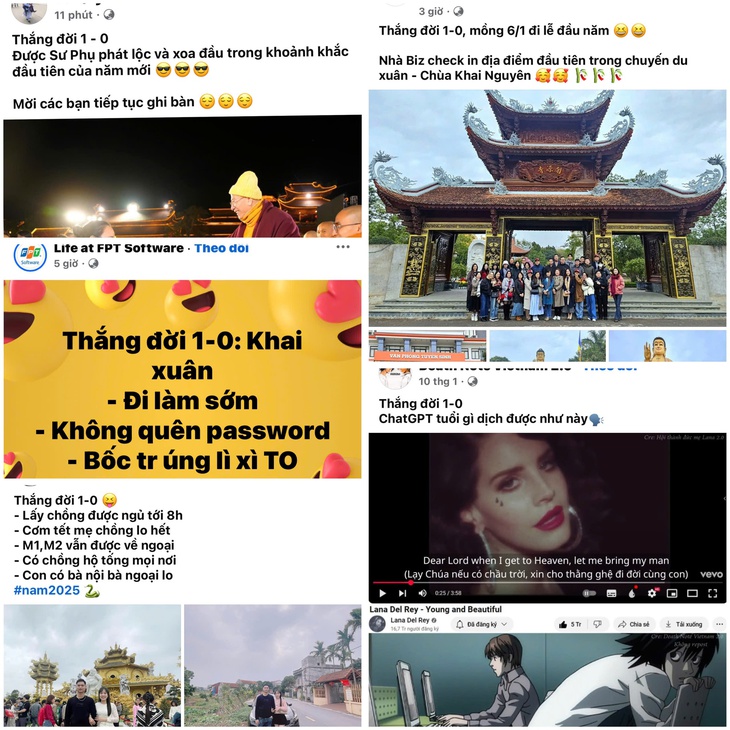 Trend 'Thắng đời 1-0' gây sốt mạng xã hội dịp đầu năm 2025- Ảnh 1. Trend 'Thắng đời 1-0' gây sốt mạng xã hội dịp đầu năm 2025- Ảnh 1.