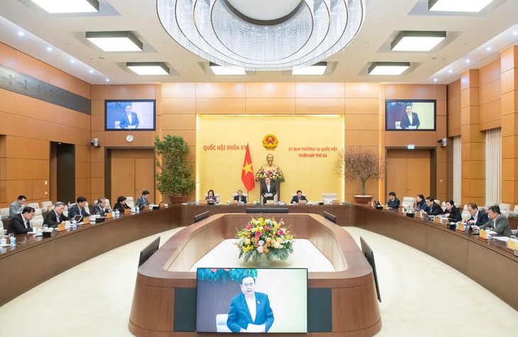 UBTVQH xem xét nhiều nội dung chuẩn bị cho Kỳ họp bất thường lần thứ 9- Ảnh 1. UBTVQH xem xét nhiều nội dung chuẩn bị cho Kỳ họp bất thường lần thứ 9- Ảnh 1.