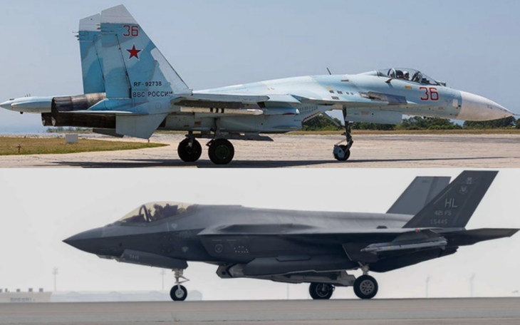 F-35 Na Uy "chạm trán" Su-27 Nga gần Bắc Cực