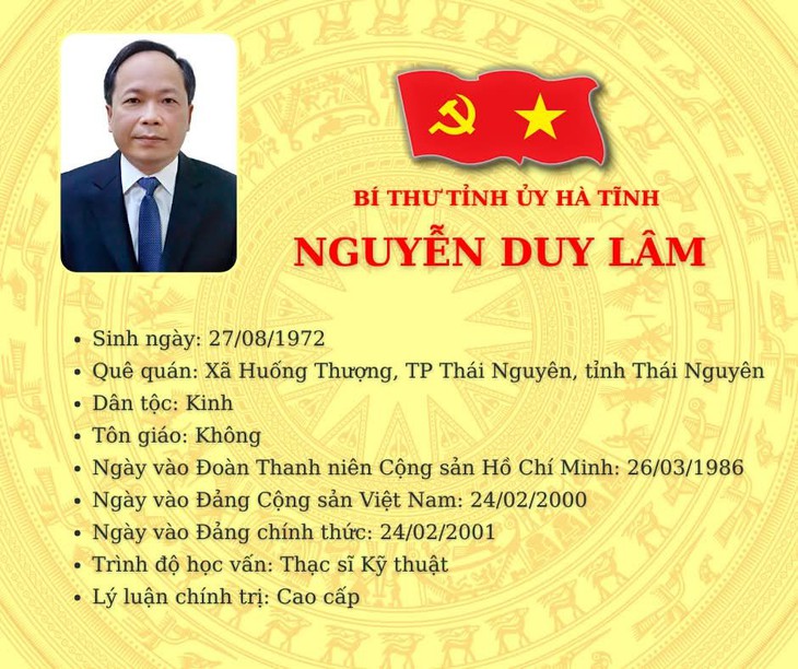Hà Tĩnh có tân Bí thư Tỉnh ủy- Ảnh 1.