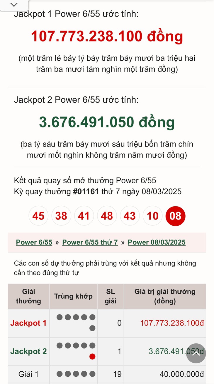 Vietlott 5/4 - Kết quả xổ số Vietlott hôm nay 5/4/2025 - Xổ số Power 6/55 ngày 5/4- Ảnh 13. Vietlott 5/4 - Kết quả xổ số Vietlott hôm nay 5/4/2025 - Xổ số Power 6/55 ngày 5/4- Ảnh 13.