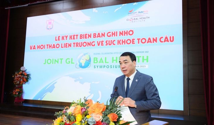 Trường Đại học Y Hà Nội và Viện Sức khỏe Toàn cầu ký kết Biên bản ghi nhớ và Hội thảo liên trường về sức khỏe toàn cầu- Ảnh 2. Trường Đại học Y Hà Nội và Viện Sức khỏe Toàn cầu ký kết Biên bản ghi nhớ và Hội thảo liên trường về sức khỏe toàn cầu- Ảnh 2.