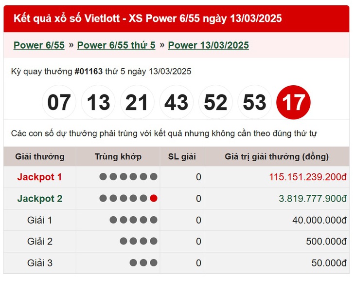 Vietlott 5/4 - Kết quả xổ số Vietlott hôm nay 5/4/2025 - Xổ số Power 6/55 ngày 5/4- Ảnh 11. Vietlott 5/4 - Kết quả xổ số Vietlott hôm nay 5/4/2025 - Xổ số Power 6/55 ngày 5/4- Ảnh 11.