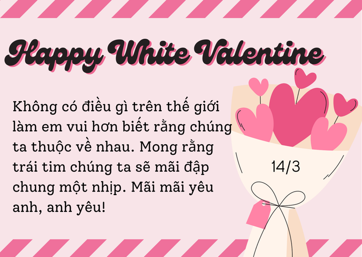 Những lời chúc ngày Valentine 14/3 - Valentine trắng tặng vợ chồng- Ảnh 2. Những lời chúc ngày Valentine 14/3 - Valentine trắng tặng vợ chồng- Ảnh 2.