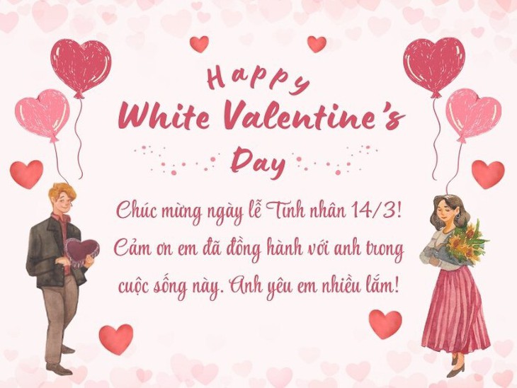 Những lời chúc ngày Valentine 14/3 - Valentine trắng tặng vợ chồng- Ảnh 1. Những lời chúc ngày Valentine 14/3 - Valentine trắng tặng vợ chồng- Ảnh 1.
