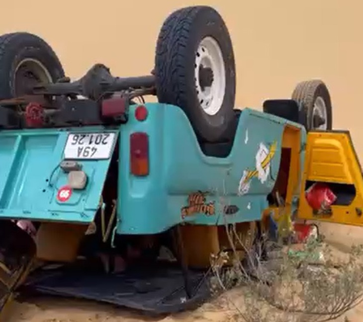 Khách Hàn Quốc yêu cầu bồi thường hơn 600 triệu đồng vụ lật xe Jeep- Ảnh 2. Khách Hàn Quốc yêu cầu bồi thường hơn 600 triệu đồng vụ lật xe Jeep- Ảnh 2.