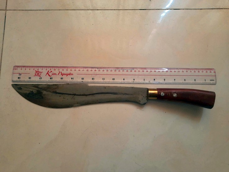 Bình Thuận: Bắt kẻ gây rối, dùng dao chém người tại đám cưới- Ảnh 2. Bình Thuận: Bắt kẻ gây rối, dùng dao chém người tại đám cưới- Ảnh 2.