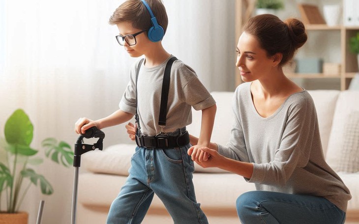 Bài tập cải thiện vận động cho người mắc hội chứng thiên thần