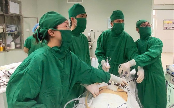 Bệnh viện HNĐK Nghệ An phẫu thuật điều trị cho bệnh nhân u mô đệm tiêu hóa di căn- Ảnh 1.