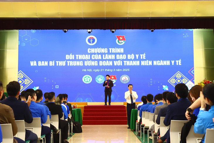 Bộ Y tế và Trung ương Đoàn đối thoại với thanh niên ngành Y: Nhiều câu hỏi đúng và trúng được giải đáp- Ảnh 2.