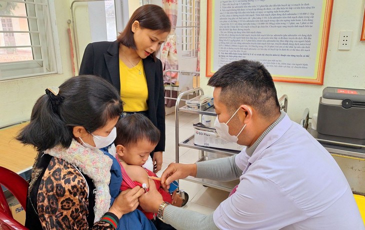 Hà Tĩnh hoàn thành chiến dịch tiêm vaccine phòng sởi cho trẻ em- Ảnh 1.