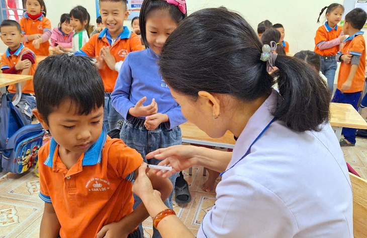 Hà Tĩnh hoàn thành chiến dịch tiêm vaccine phòng sởi cho trẻ em- Ảnh 4.