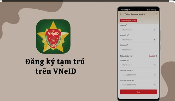 Hướng dẫn 7 bước đăng ký tạm trú qua ứng dụng VNeID- Ảnh 1.
