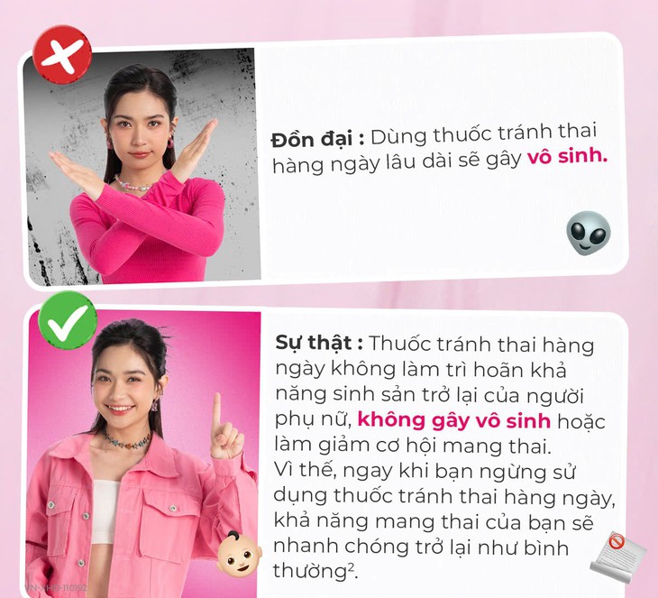 'Giải oan' 4 tin đồn về thuốc tránh thai hàng ngày, cho nàng yên tâm- Ảnh 2. 'Giải oan' 4 tin đồn về thuốc tránh thai hàng ngày, cho nàng yên tâm- Ảnh 2.