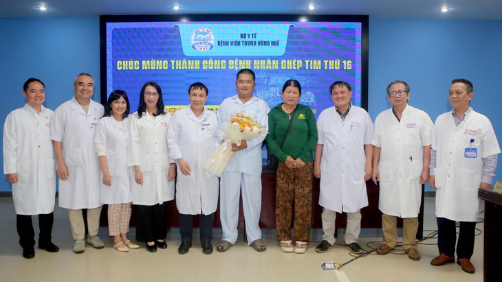 Bệnh nhân ghép tim xuyên Việt thứ 15 tại BV Trung ương Huế xuất viện- Ảnh 1.