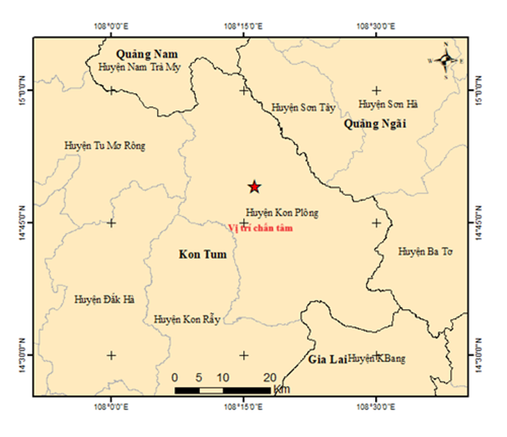 Kon Tum xảy ra 12 trận động đất từ đầu tháng 3- Ảnh 2. Kon Tum xảy ra 12 trận động đất từ đầu tháng 3- Ảnh 2.