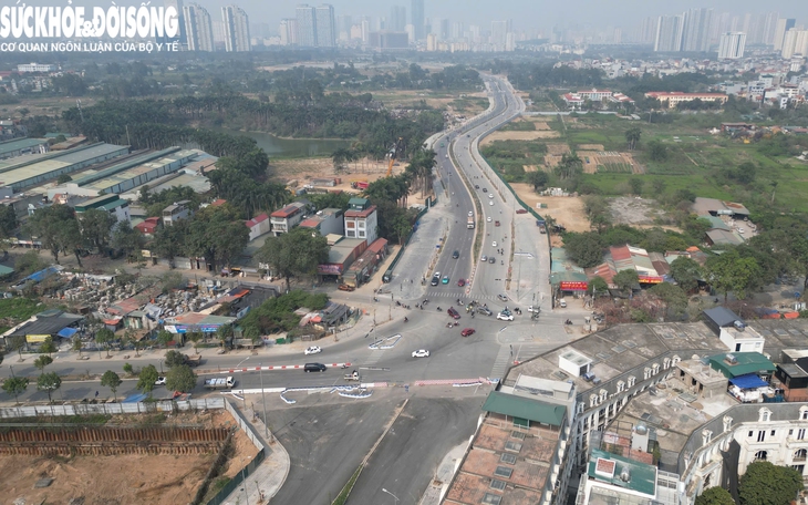Tiến độ đường nối 2 quận Hà Nội trước hạn thông xe 