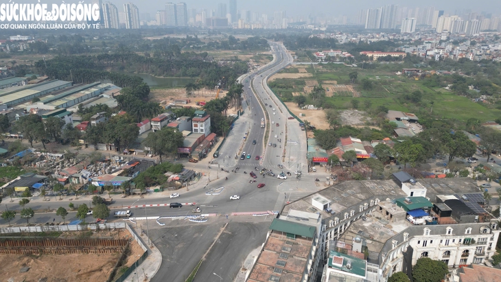 Tiến độ đường nối 2 quận Hà Nội trước hạn thông xe - Ảnh 2.