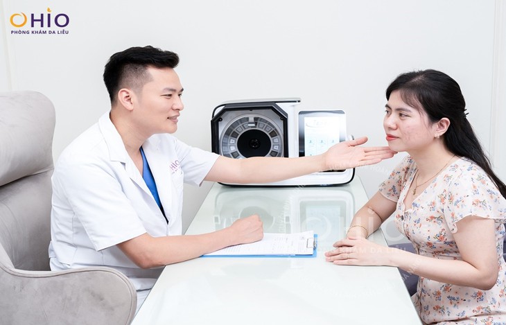 Trị giãn mao mạch uy tín tại Đà Nẵng - Chọn Phòng khám da liễu OHIO- Ảnh 1.