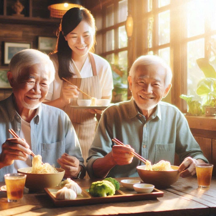 Sau 50 tuổi hãy chọn chế độ ăn 5 đủ và 3 hạn chế để sống khỏe- Ảnh 1.