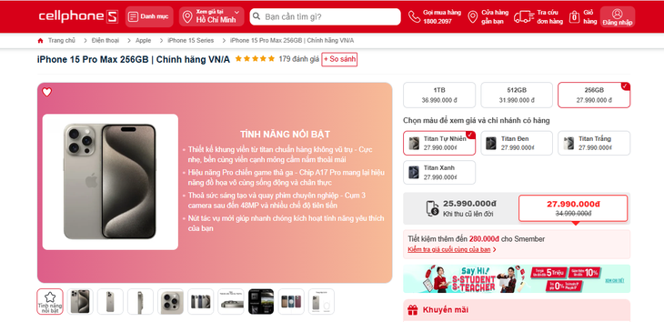iPhone 15 Pro Max khác gì iPhone 14 Pro Max? So sánh hai thế hệ- Ảnh 3.