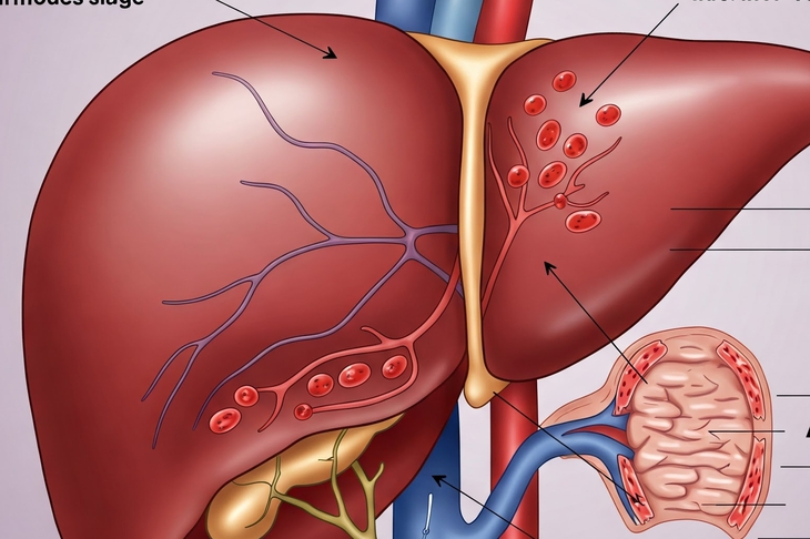 Hội chứng Budd-Chiari được biết đến do tắc dòng chảy dẫn lưu của các tĩnh mạch gan (hepatic venous outflow obstruction- HVOO).