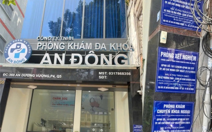TPHCM: Phòng khám Đa khoa An Đông có dấu hiệu nhân bản xét nghiệm