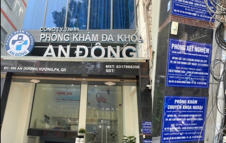 TPHCM: Phòng khám Đa khoa An Đông có dấu hiệu nhân bản xét nghiệm- Ảnh 1.