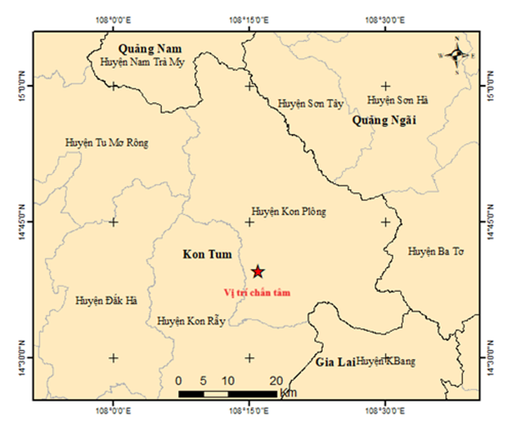 Kon Tum lại động đất mạnh 3.0 độ- Ảnh 2.