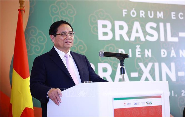 Thủ tướng Phạm Minh Chính và Tổng thống Lula da Silva cùng dự Diễn đàn kinh tế Việt Nam - Brazil- Ảnh 4. Thủ tướng Phạm Minh Chính và Tổng thống Lula da Silva cùng dự Diễn đàn kinh tế Việt Nam - Brazil- Ảnh 4.
