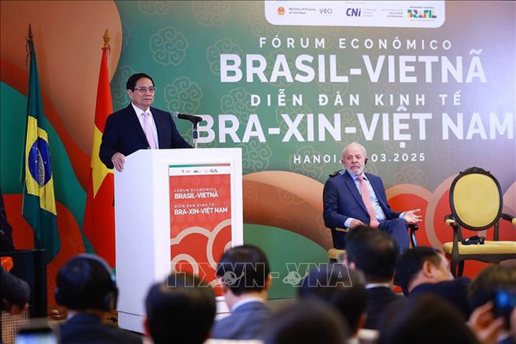 Thủ tướng Phạm Minh Chính và Tổng thống Lula da Silva cùng dự Diễn đàn kinh tế Việt Nam - Brazil- Ảnh 3. Thủ tướng Phạm Minh Chính và Tổng thống Lula da Silva cùng dự Diễn đàn kinh tế Việt Nam - Brazil- Ảnh 3.
