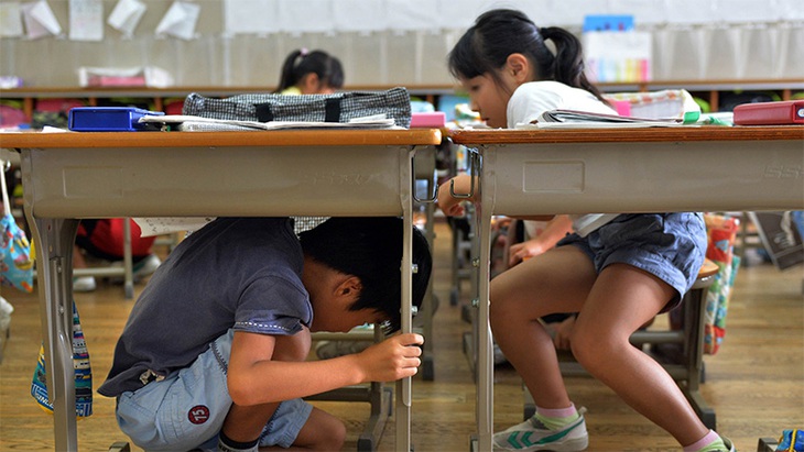 'Chìa khóa' giúp trẻ an toàn hơn khi có động đất- Ảnh 1.