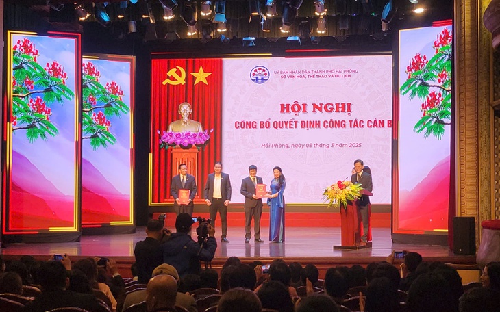 Sở Văn hoá Thể thao và Du lịch Hải Phòng bổ nhiệm cán bộ sau tinh gọn