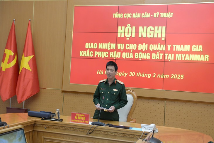30 chiến sĩ quân y Việt Nam sang Myanmar tham gia khắc phục hậu quả động đất- Ảnh 1.